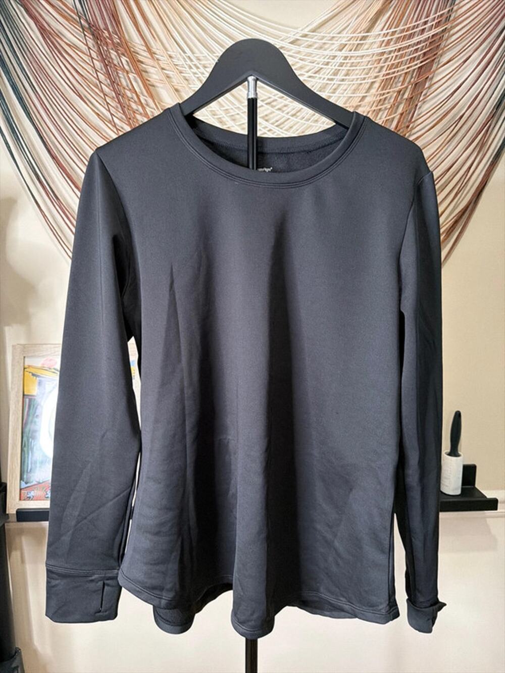 Cuddl duds black thermal top EUC xl 2390
